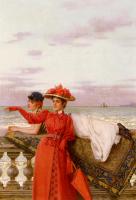 Vittorio Matteo Corcos - Looking Out To Sea